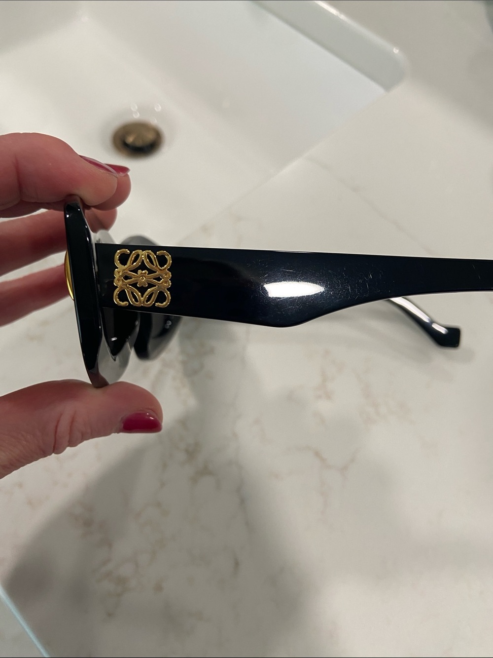 Loewe 49mm Retangular Sunglasses - Picture 3 of 8